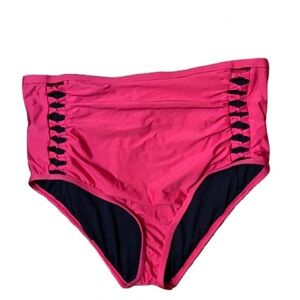 Gianni Bini Pink High-Waisted Bikini
